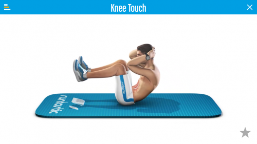 Knee Touch wollten mir einfach nicht geklingen… Mit Hebel-Crunch fand ich Ersatz