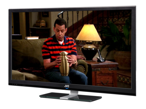 Auf dem Fernseher mit Smart TV oder Apple TV - Ausschnitt Two and a half Men auf Amazon Prime Instant Video
