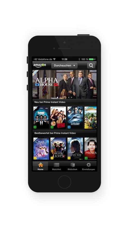 Amazon Prime Instant Video auf dem iPhone