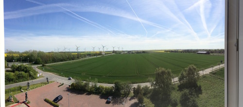 Inselpanoramablick aus meinem Hotelzimmer