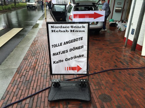 Matjes-Döner, wie schräg ist das denn?