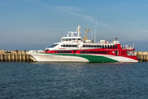 Halunder Jet, Helgoland