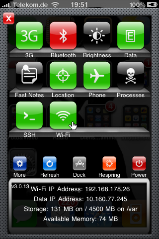 SBSettings Startbild 2 SBSettings Startbild 2