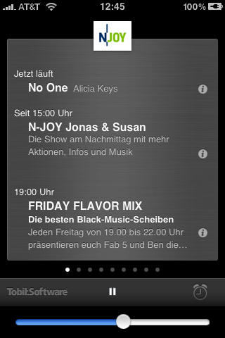 Screenshot NDR-App