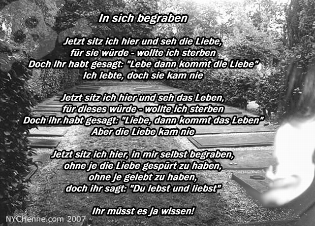 In sich begraben ein Poem von Hendrik In sich begraben ein Poem von Hendrik