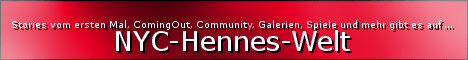 Banner auf NYC-Hennes-Welt Banner auf NYC-Hennes-Welt