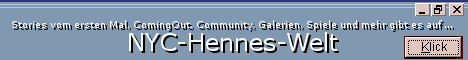 Banner auf NYC-Hennes-Welt Banner auf NYC-Hennes-Welt