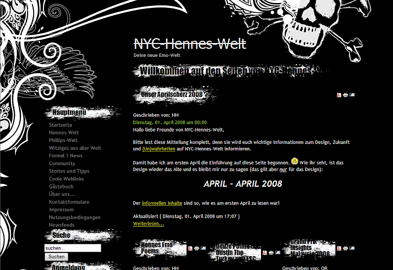 NYC-Hennes-Welt 01.April 2008 war unser Aprilscherz NYC-Hennes-Welt 01.April 2008 war unser Aprilscherz