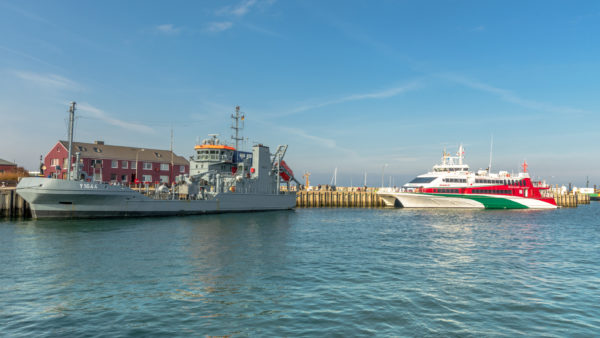 Pollution Control Vessel Eversand and Hydrofoil Halunder Jet