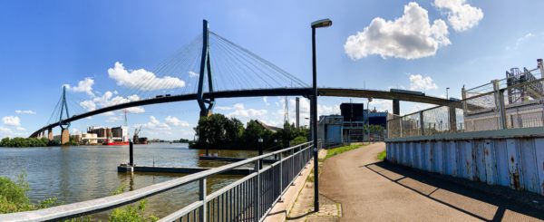 Panorama Köhlbrandbrücke