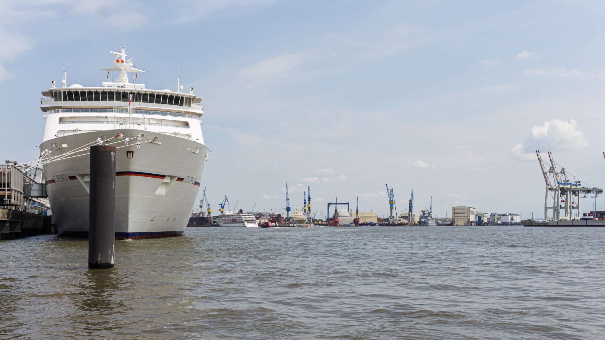 Hapag Lloyd Cruises Ships MS Europa 2 and Europa 1, Hamburg