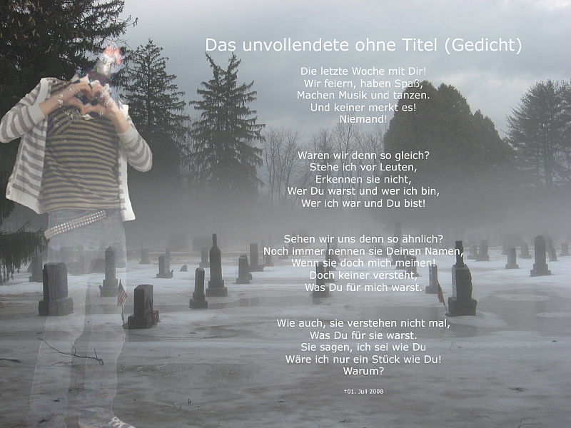 Das unvollendete ohne Titel (Gedicht)