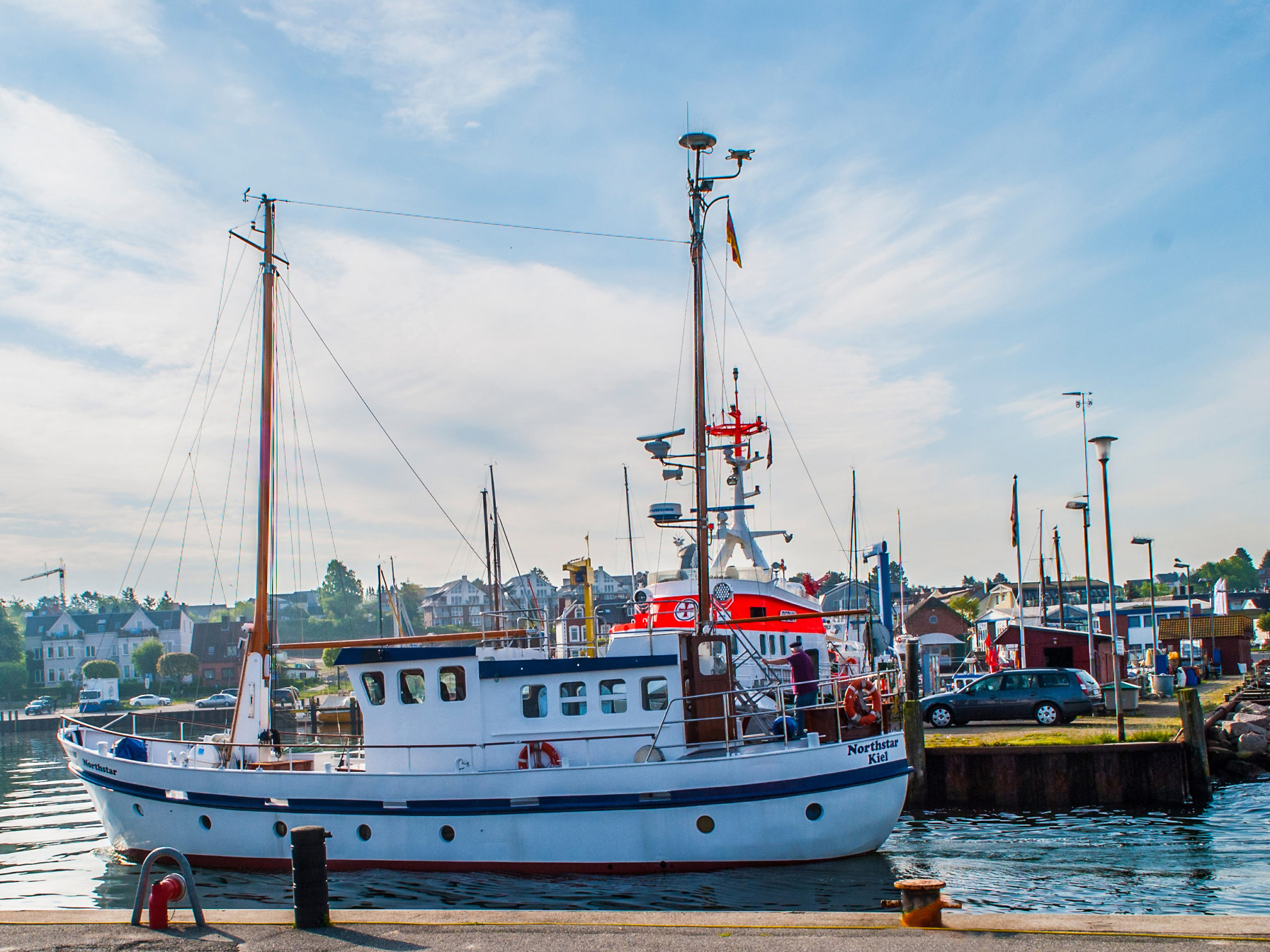 MS Northstar beim Einlaufen in Laboe