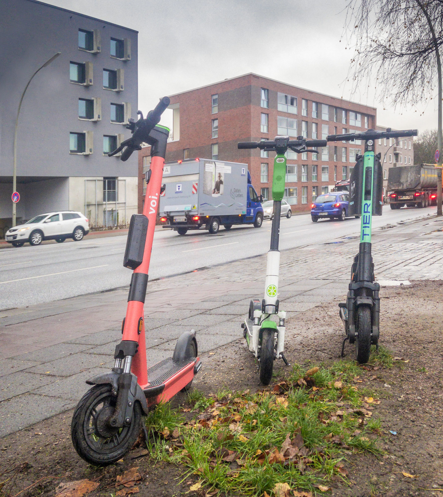 Verschiedene E-Scooteranbieter (Symbolbild)