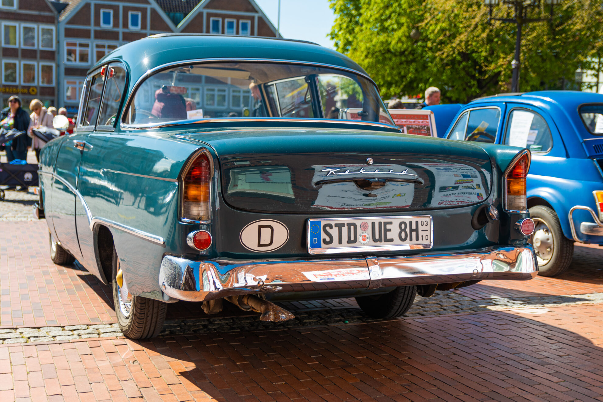 Heckansicht Opel Rekord P1